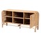 Bali & Pari Carabella Bohemian Natural Rattan 2-Door Storage Cabinet 244-13707-ZORO - alternate 4